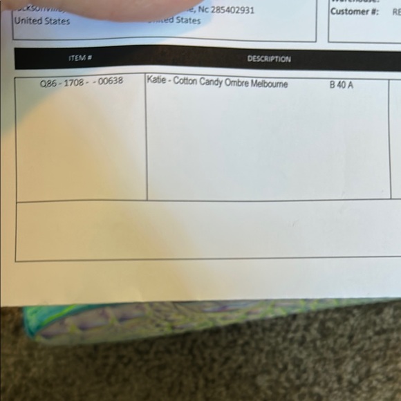 Brahmin Blue and Pink Shoulder Bag with Textured Design - Picture 6 of 7